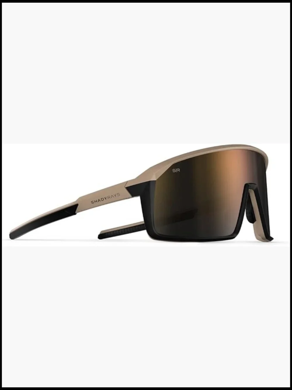 Sport Single Lens Panoramic Polarized Sunglasses